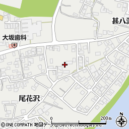 秋田県由利本荘市石脇（尾花沢）周辺の地図