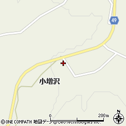 秋田県由利本荘市岩野目沢小増沢13周辺の地図