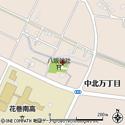 北万丁目公民館周辺の地図