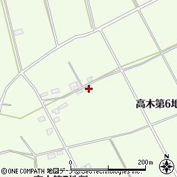 岩手県花巻市高木第６地割114周辺の地図
