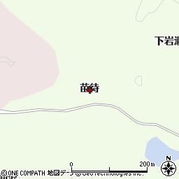 秋田県由利本荘市土谷苗待周辺の地図