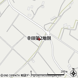 岩手県花巻市幸田第２地割周辺の地図