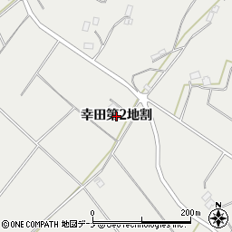 岩手県花巻市幸田（第２地割）周辺の地図