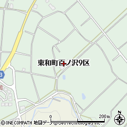 岩手県花巻市東和町百ノ沢９区周辺の地図