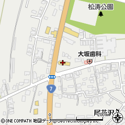 ＨｏｎｄａＣａｒｓ秋田本荘中央店周辺の地図
