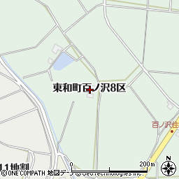 岩手県花巻市東和町百ノ沢８区周辺の地図