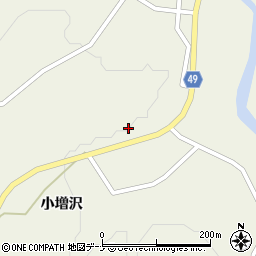 秋田県由利本荘市岩野目沢小増沢3周辺の地図