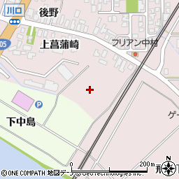 秋田県由利本荘市川口飛鳥下周辺の地図