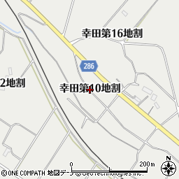 岩手県花巻市幸田（第１０地割）周辺の地図