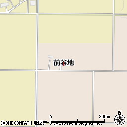 秋田県美郷町（仙北郡）野荒町（前谷地）周辺の地図