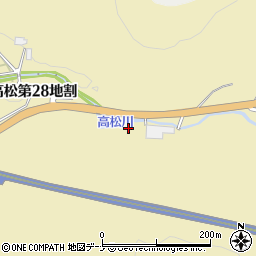 岩手県花巻市高松第２８地割周辺の地図