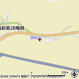 岩手県花巻市高松（第２８地割）周辺の地図