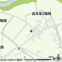 岩手県花巻市高木第３地割周辺の地図