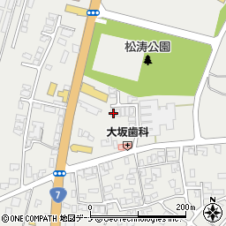 秋田県由利本荘市石脇田尻野21-6周辺の地図
