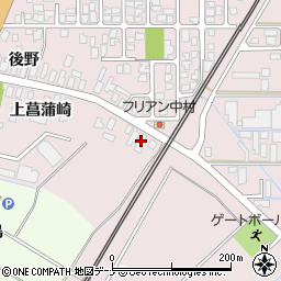 秋田県由利本荘市川口下川原周辺の地図