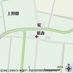 秋田県仙北郡美郷町金沢狐森18周辺の地図
