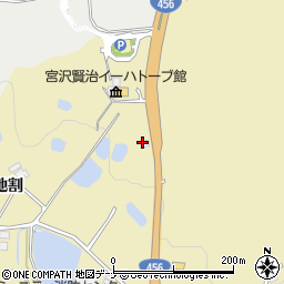 麺房高松庵 花巻店周辺の地図