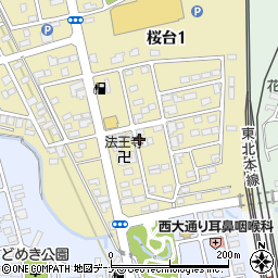 タカハシ菓子工房周辺の地図
