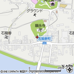 秋田県由利本荘市石脇（石脇）周辺の地図