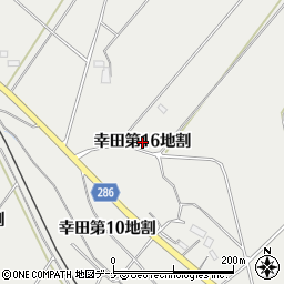 岩手県花巻市幸田（第１６地割）周辺の地図