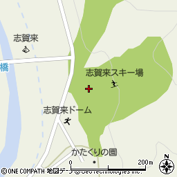 西和賀町役場沢内庁舎　志賀来ドーム周辺の地図