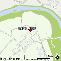 岩手県花巻市高木第２地割周辺の地図