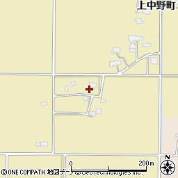 秋田県仙北郡美郷町境田上中野町23周辺の地図