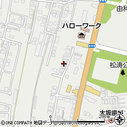 秋田県由利本荘市石脇田尻野26-23周辺の地図