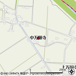 秋田県美郷町（仙北郡）金沢西根（中万願寺）周辺の地図