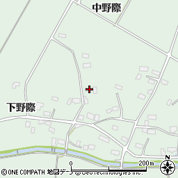 秋田県仙北郡美郷町金沢中野際72周辺の地図