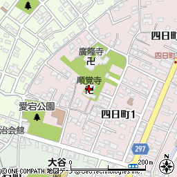 順覚寺周辺の地図