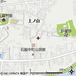 秋田県由利本荘市石脇上ノ山周辺の地図
