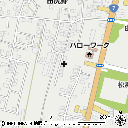 秋田県由利本荘市石脇田尻野28-110周辺の地図