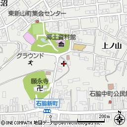 秋田県由利本荘市石脇弁慶川1周辺の地図