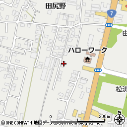 秋田県由利本荘市石脇田尻野28-83周辺の地図