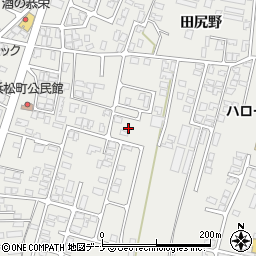 秋田県由利本荘市石脇田尻野35-75周辺の地図