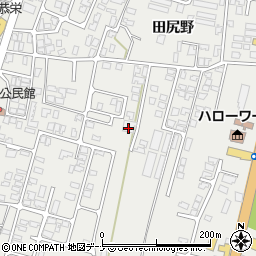秋田県由利本荘市石脇田尻野31-50周辺の地図