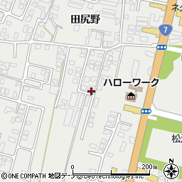 秋田県由利本荘市石脇田尻野28-39周辺の地図