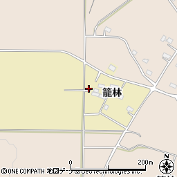 秋田県仙北郡美郷町境田籠林68周辺の地図