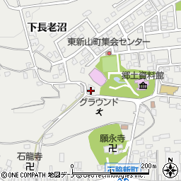 秋田県由利本荘市石脇弁慶川周辺の地図