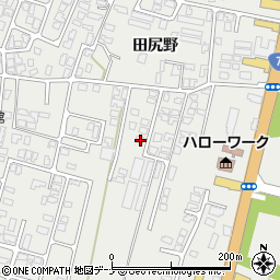 秋田県由利本荘市石脇田尻野28-95周辺の地図
