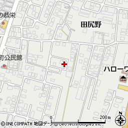 秋田県由利本荘市石脇田尻野35-64周辺の地図