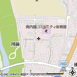 秋田県由利本荘市川口愛宕町116-2周辺の地図