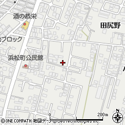秋田県由利本荘市石脇田尻野36-47周辺の地図