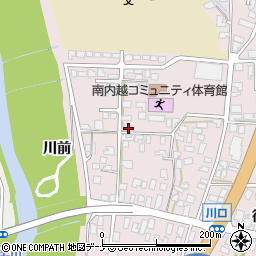 秋田県由利本荘市川口愛宕町116周辺の地図