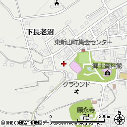 秋田県由利本荘市石脇下長老沼147周辺の地図