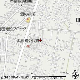 秋田県由利本荘市石脇田尻野36-67周辺の地図
