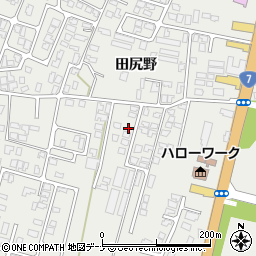 秋田県由利本荘市石脇田尻野28-102周辺の地図