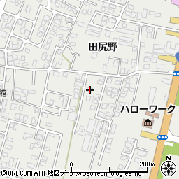 秋田県由利本荘市石脇田尻野31-9周辺の地図