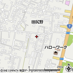 秋田県由利本荘市石脇田尻野28-106周辺の地図